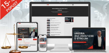 NOVA UREDBA (EU) 2023/1230 O STROJIH - SPLETNI TEČAJ